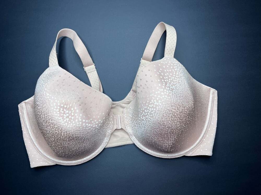 Wacoal Back Appeal Front Close T-Shirt Bra 40DDD Underwired Rose Dust 853403